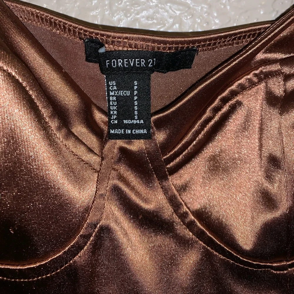 Silky bustier top bodysuit - Picture 4 of 4